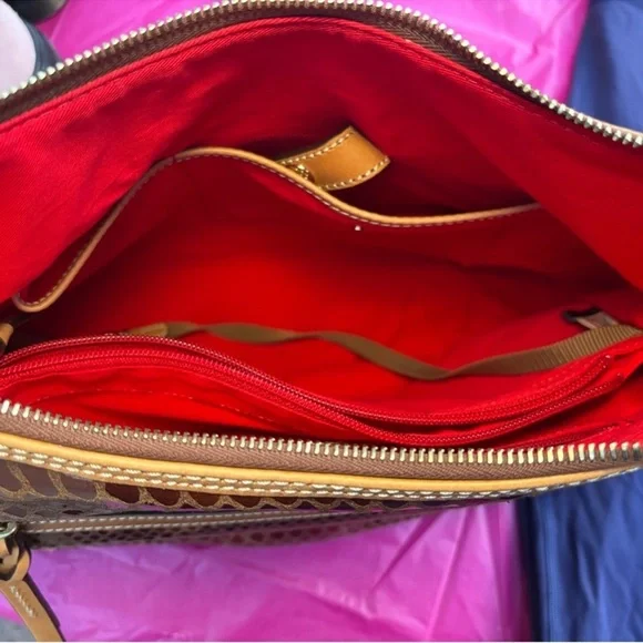 DOONEY & BOURKE - Brown Snakeskin Purse - Picture 6 of 9